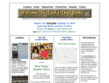 Tablet Screenshot of luckydogbooks.com
